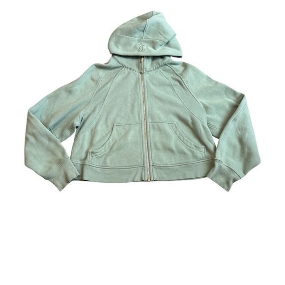 lululemon Scuba full zip up hoodie palm court/gold - Picture 2 of 7